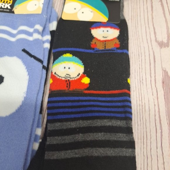 South Park Stan Kyle Kenny Cartman Socks Comedy Central Size 6-12 (5 Pairs) New - Picture 5 of 6